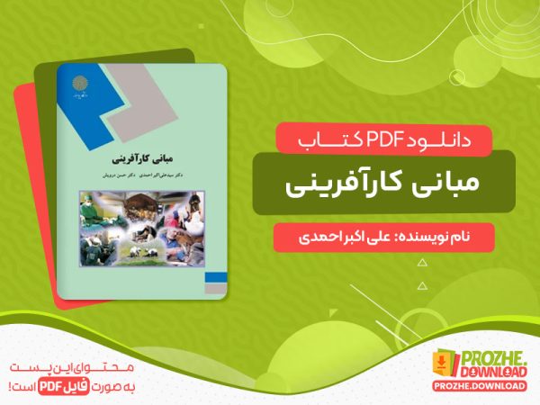 دانلود کتاب مبانی کارآفرینی علی اکبر احمدی