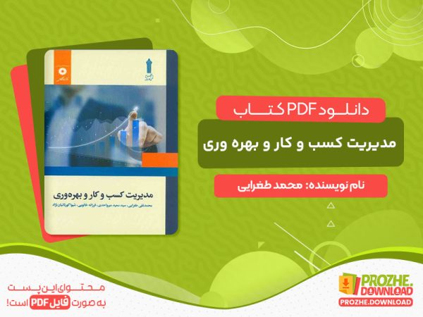 دانلود کتاب مدیریت کسب و کار و بهره وری